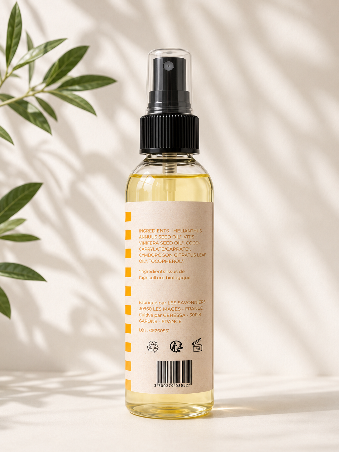 Soir d'été - Spray citronnelle - 100ml