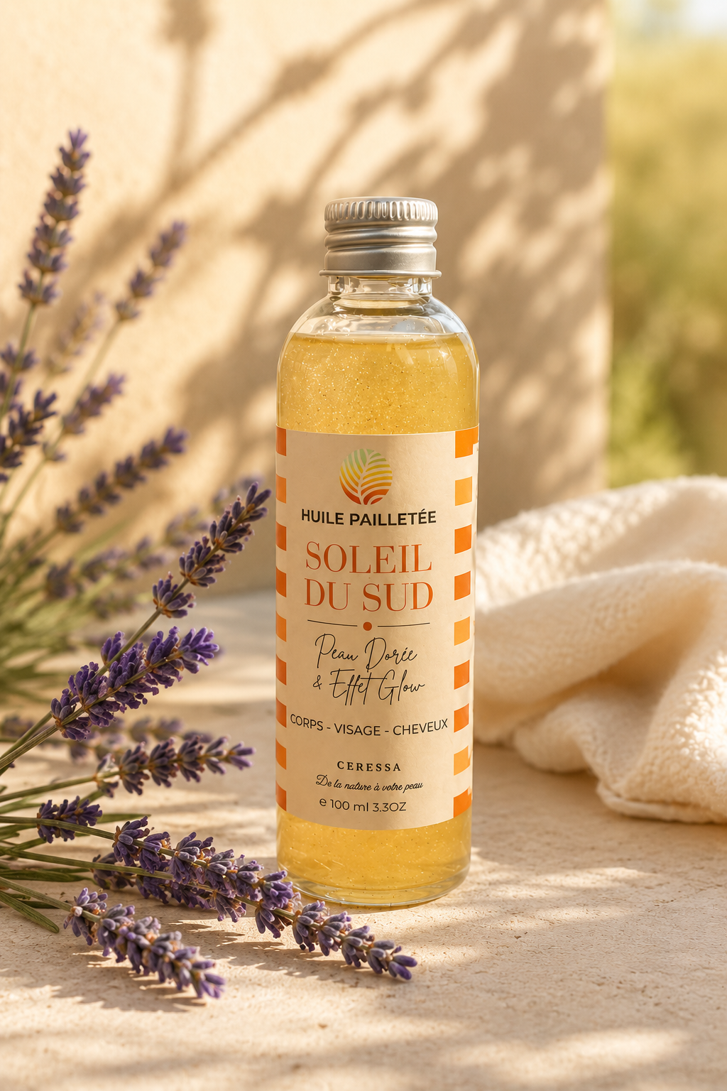Soleil du Sud - Huile pailletée - 100ml