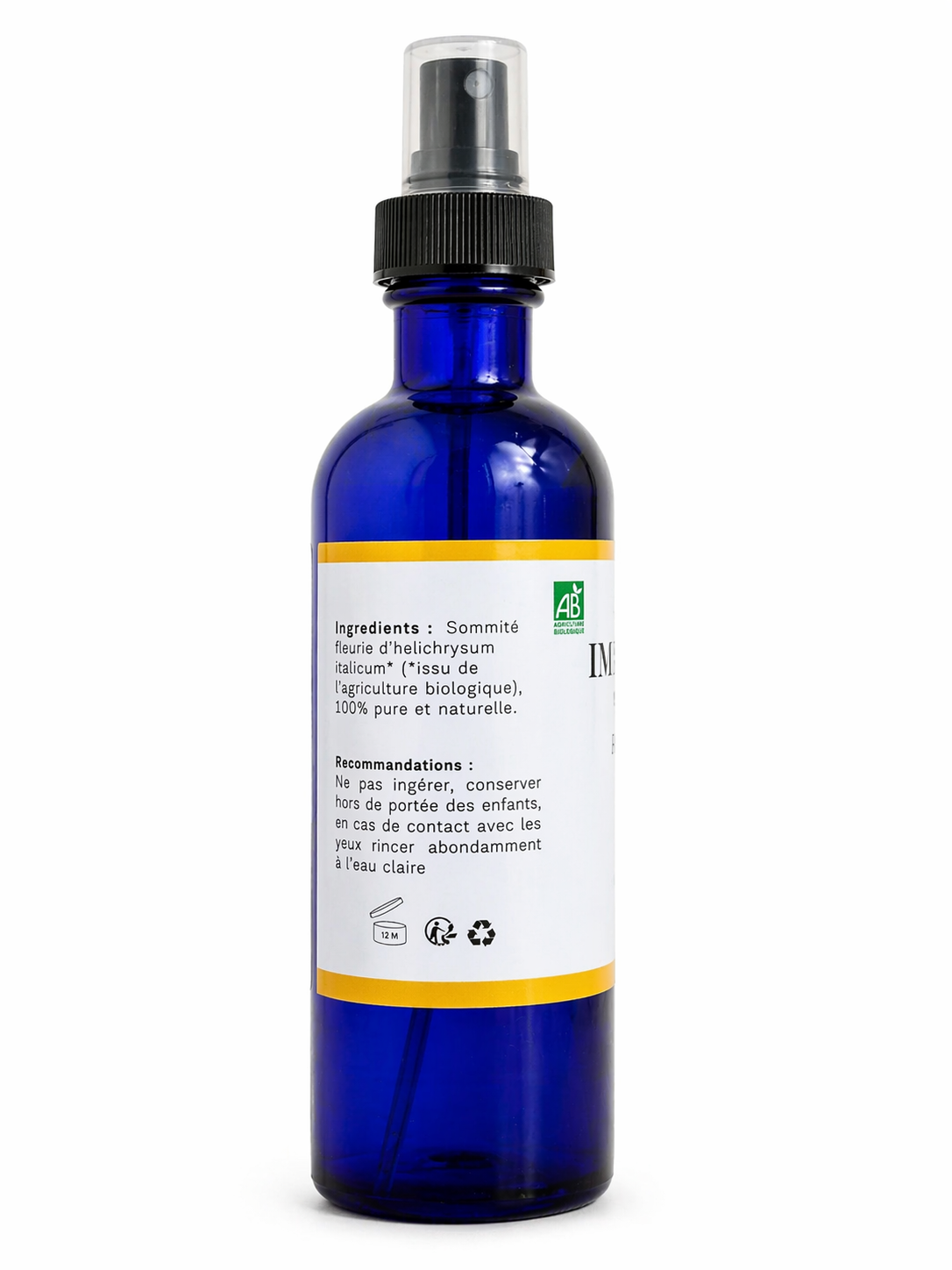 Eau Florale d'Immortelle Bio – Régénérante & Apaisante _200ml