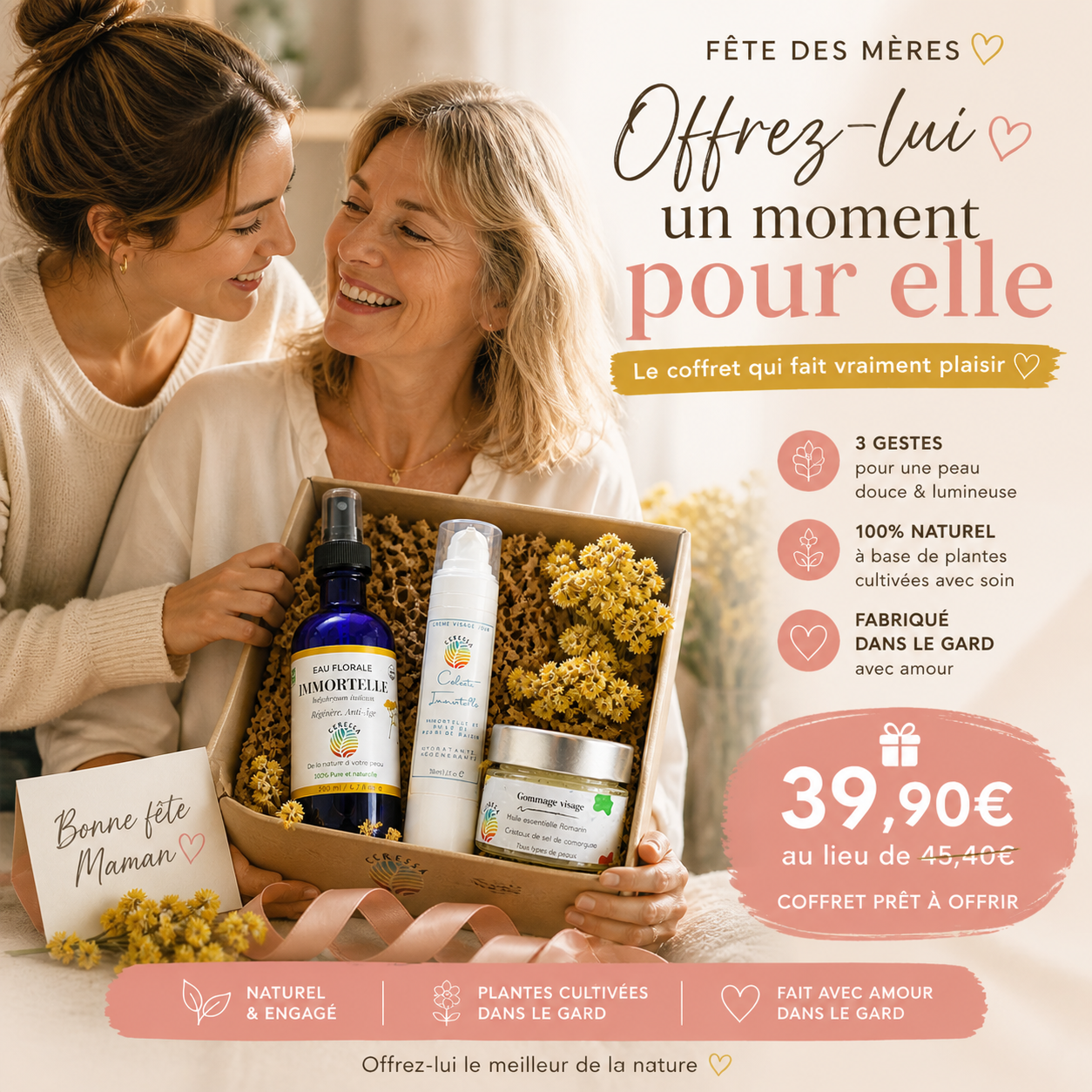 Coffret Fête des Mères – Rituel Éclat à l’Immortelle