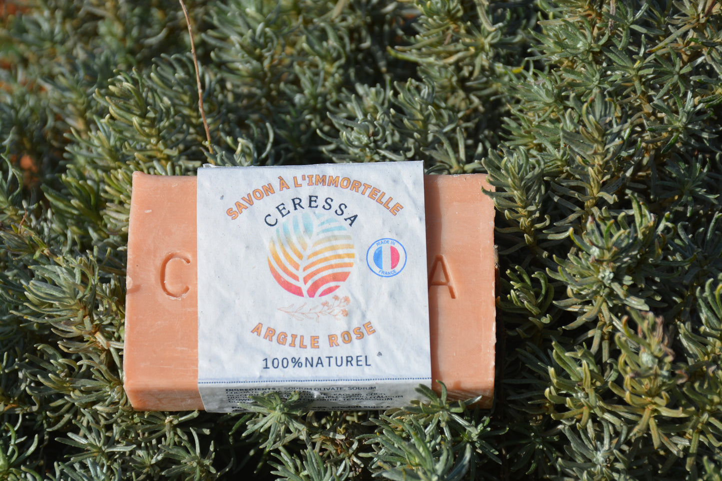 Savon immortelle / argile rose