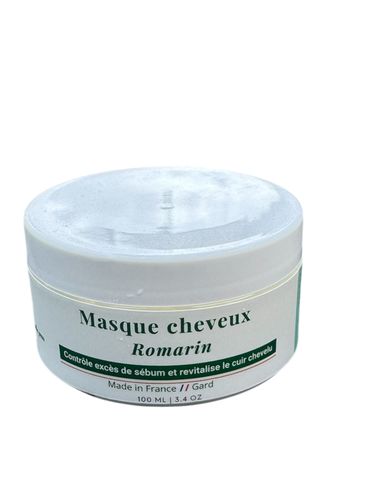 Masque Cheveux – Romarin & Beurre de Karité Bio – 100 ml