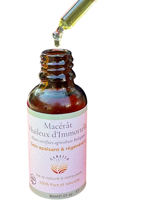 Soin visage nuit immortelle-Macerat immortelle-30ml