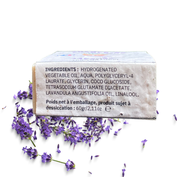Shampoing solide lavande_60g